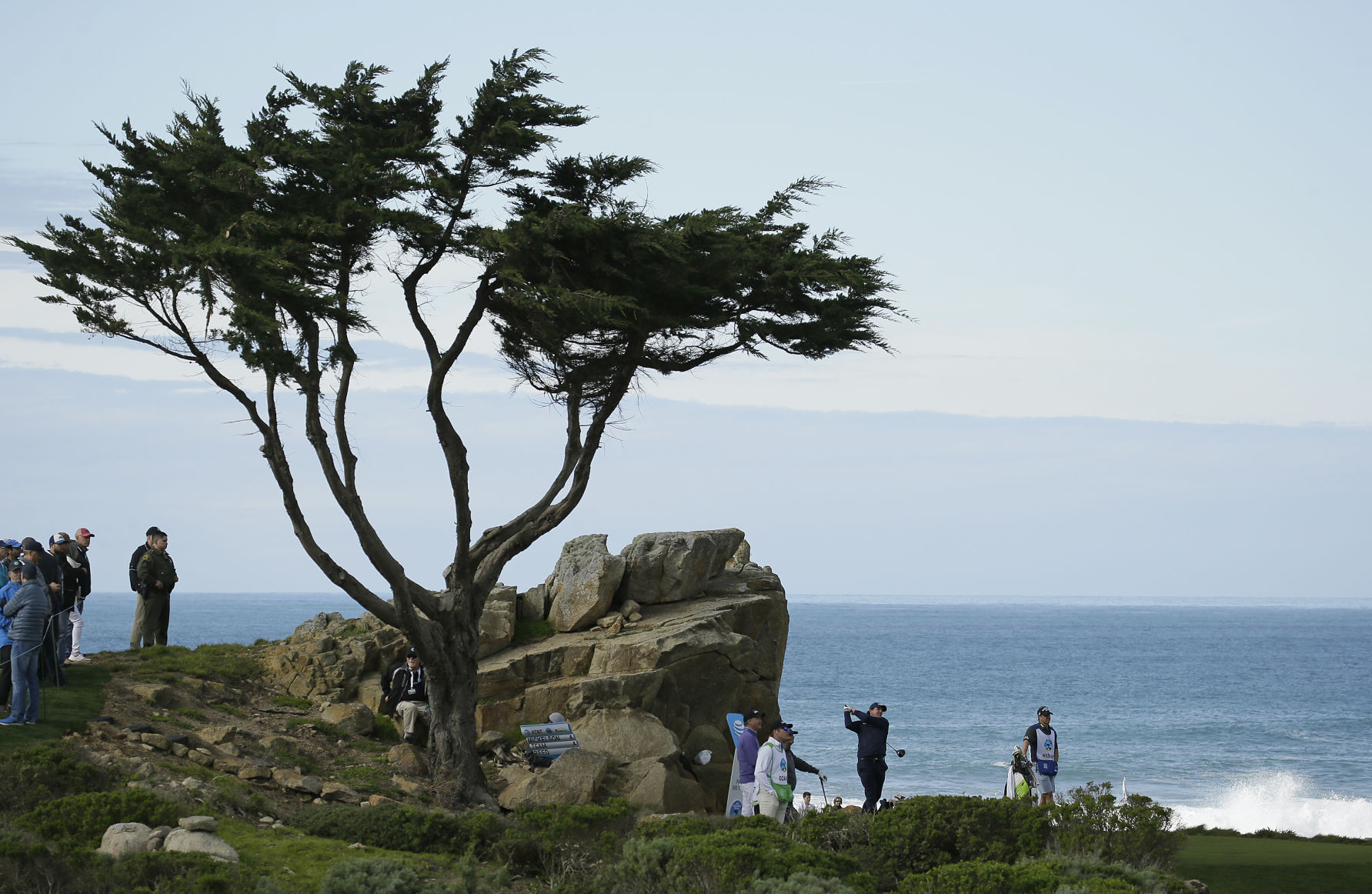 APTOPIX Pebble Beach Golf